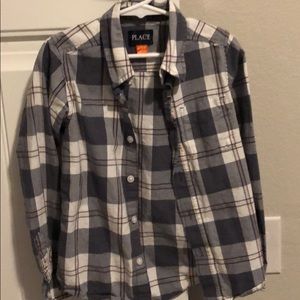 Grey & white long sleeve